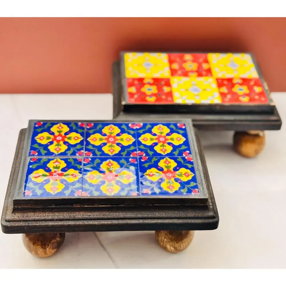 Rustic Tile Riser/Manai/display -Jaipur tile - Picture 3 of 7